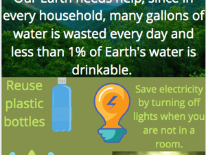 save the Earth poster Mihika G